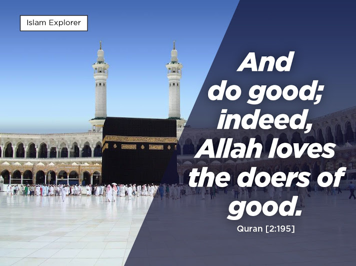 Allah loves the doers of good