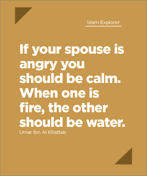 If your spouse is angry you should be calm
